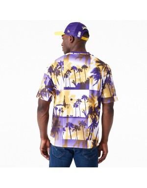 T-SHIRT MANICA CORTA NEW ERA LA LAKERS NBA