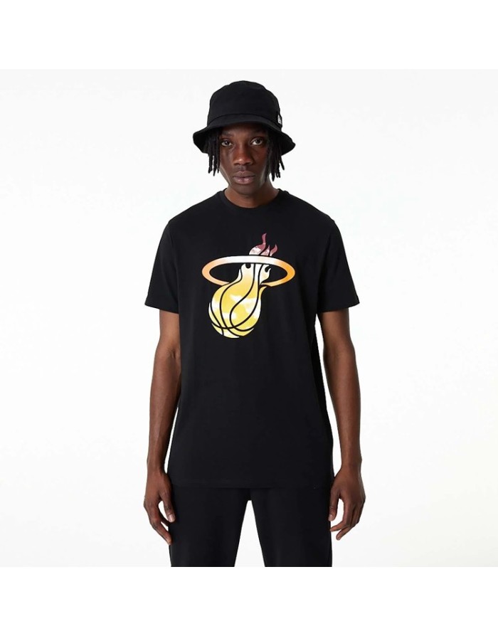 T-SHIRT MANICA CORTA NEW ERA MIAMI HEAT NBA