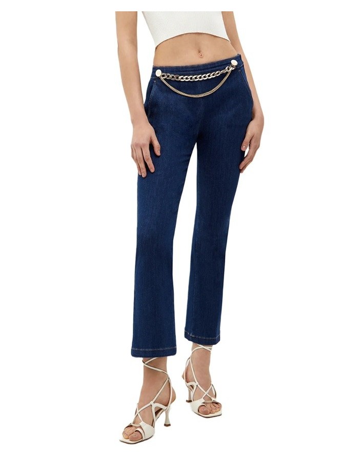 JEANS CROPPED LIU JO STRETCH