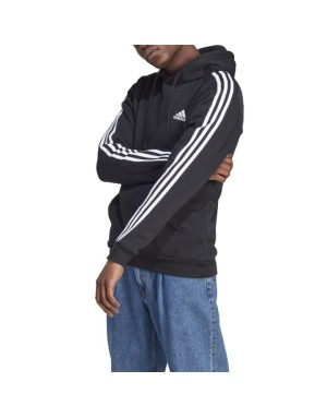 FELPA FULL ZIP CON CAPPUCCIO ADIDAS 3-STRIPES