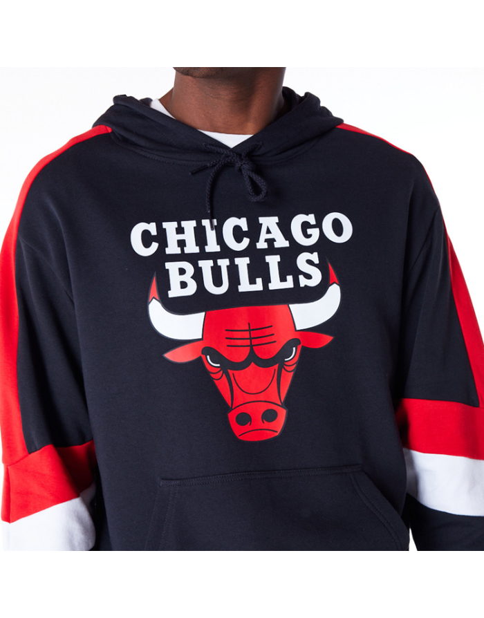 FELPA CON CAPPUCCIO NEW ERA CHICAGO BULLS