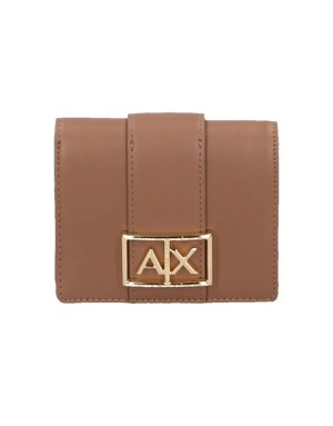 PORTAFOGLIO ARMANI EXCHANGE CON LOGO MONOGRAM DORATO